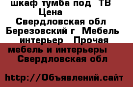 шкаф-тумба под. ТВ › Цена ­ 500 - Свердловская обл., Березовский г. Мебель, интерьер » Прочая мебель и интерьеры   . Свердловская обл.